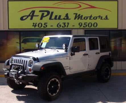 2011 Jeep Wrangler Unlimited for sale at A Plus Motors in Oklahoma City OK