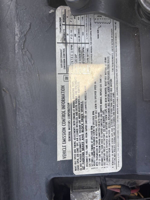 1973 Chevrolet Corvette