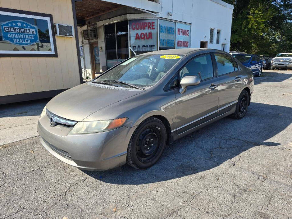 2008 Honda Civic for sale at DAGO'S AUTO SALES LLC in Dalton, GA