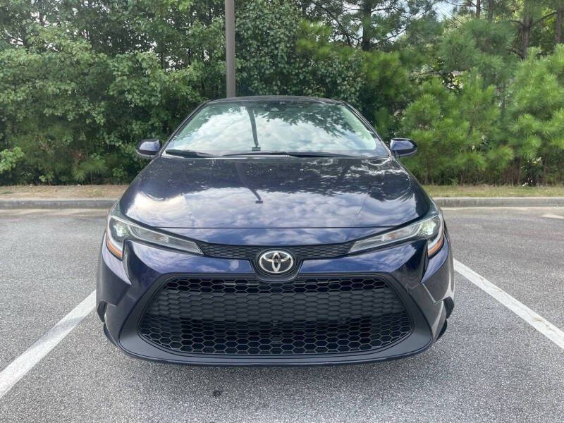 Used 2022 Toyota Corolla LE with VIN 5YFEPMAE4NP280828 for sale in Roswell, GA