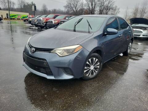 2015 Toyota Corolla for sale at Cruisin' Auto Sales in Madison IN