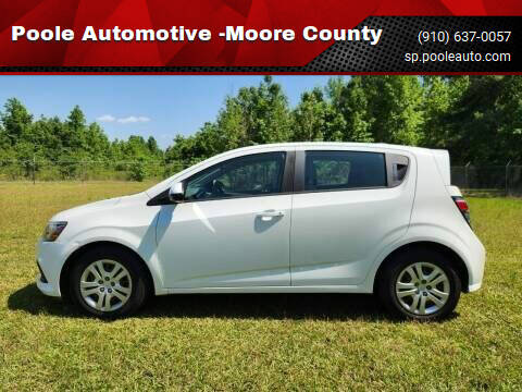 2017 Chevrolet Sonic for sale at Poole Automotive -Moore County in Aberdeen NC