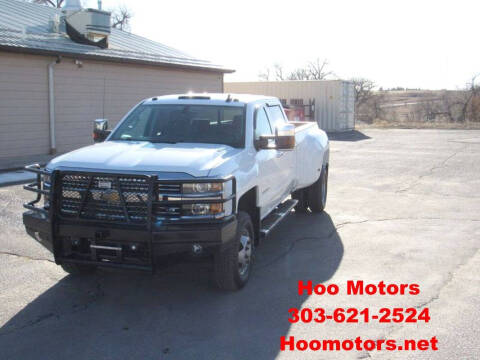 2016 Chevrolet Silverado 3500HD for sale at HOO MOTORS in Kiowa CO