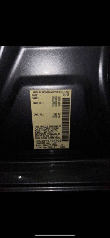 2015 Nissan Altima 2.5 S