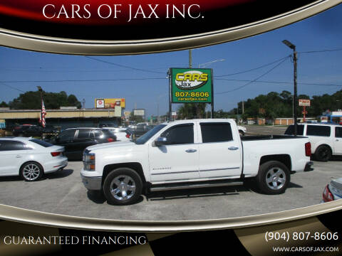 2015 Chevrolet Silverado 1500 for sale at CARS OF JAX INC. in Jacksonville FL