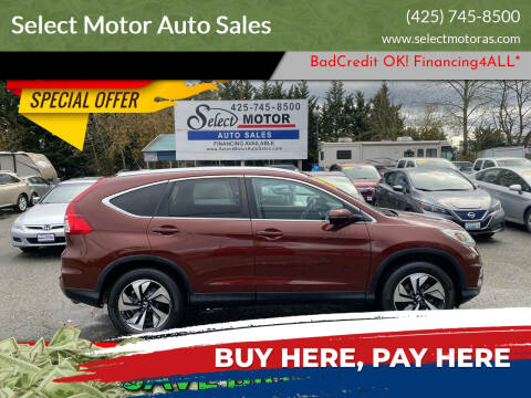 2015 Honda CR-V for sale at Select Motor Auto Sales in Lynnwood WA