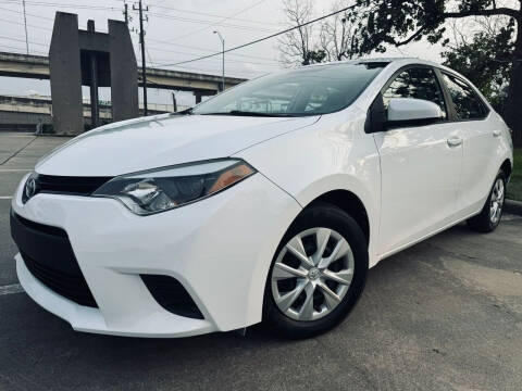 2014 Toyota Corolla for sale at powerful cars auto group llc in Houston TX