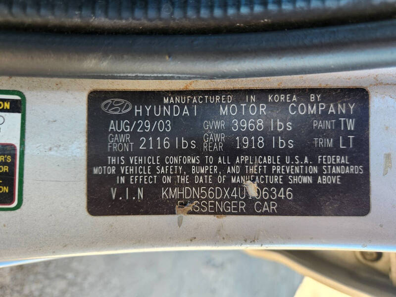 2004 Hyundai Elantra GT