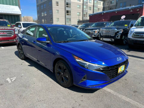 2021 Hyundai Elantra for sale at AGM AUTO SALES in Malden MA