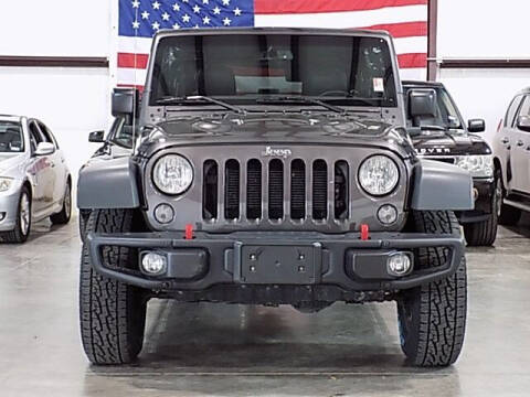 2016 Jeep Wrangler Unlimited for sale at Texas Motor Sport in Houston TX