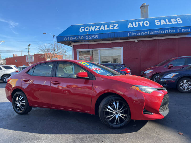 2017 Toyota Corolla for sale at Gonzalez Auto Sales in Joliet IL
