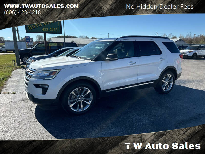 2018 Ford Explorer for sale at T W Auto Sales in Science Hill KY