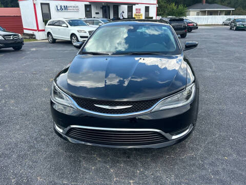 2017 Chrysler 200 for sale at L&M Auto Sales in Simpsonville SC