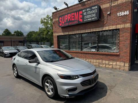 2016 Chevrolet Malibu for sale at Supreme Motor Groups in Detroit MI