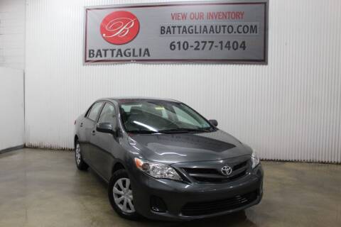 2011 Toyota Corolla for sale at Battaglia Auto Sales in Plymouth Meeting PA