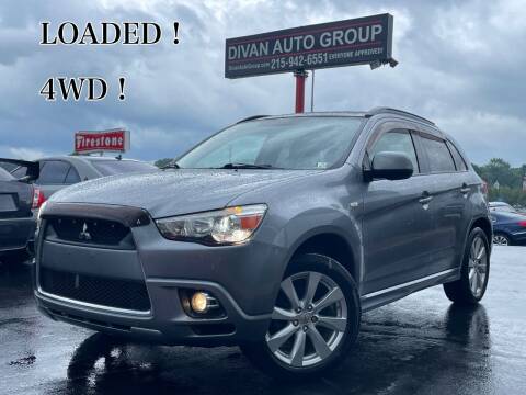 2012 Mitsubishi Outlander Sport for sale at Divan Auto Group in Feasterville Trevose PA