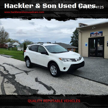 2015 Toyota RAV4 for sale at Hackler & Son Used Cars in Red Lion PA