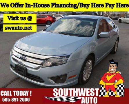 2010 Ford Fusion Hybrid for sale at SOUTHWEST AUTO in Albuquerque NM