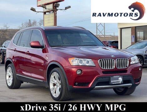 2013 BMW X3 for sale at RAVMOTORS- Burnsville in Burnsville MN