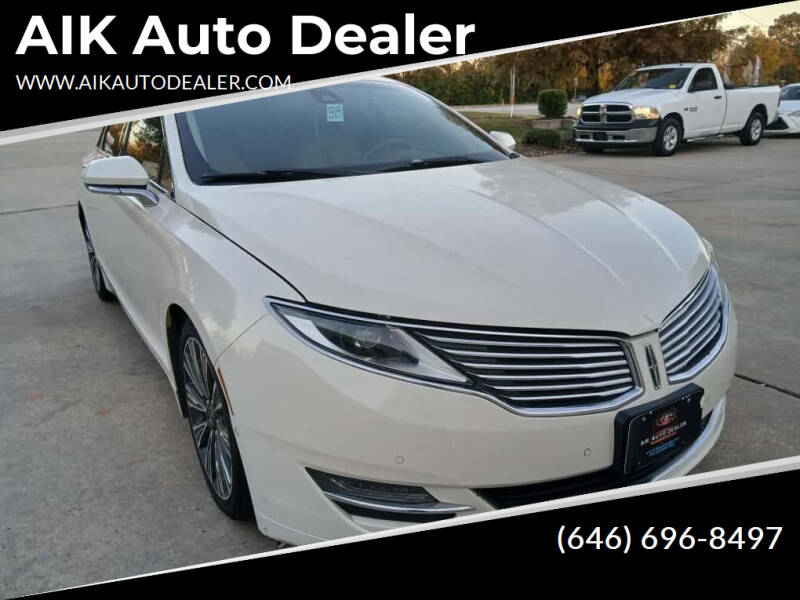 2015 Lincoln MKZ Hybrid Black Label