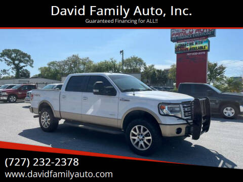 2014 Ford F-150 for sale at David Family Auto, Inc. in New Port Richey FL