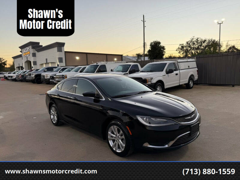 2015 Chrysler 200 for sale at Shawn's Motor Credit in Houston TX