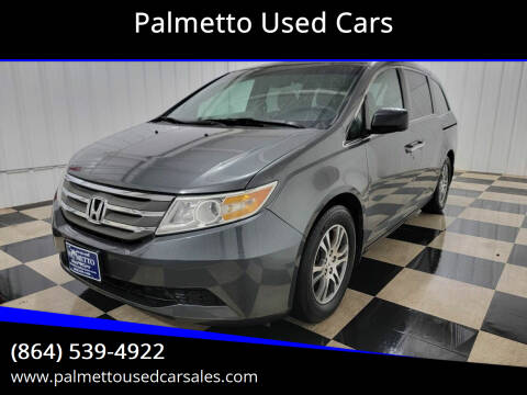 2011 Honda Odyssey for sale at Palmetto Used Cars in Piedmont SC