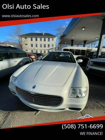2008 Maserati Quattroporte for sale at Olsi Auto Sales in Worcester MA