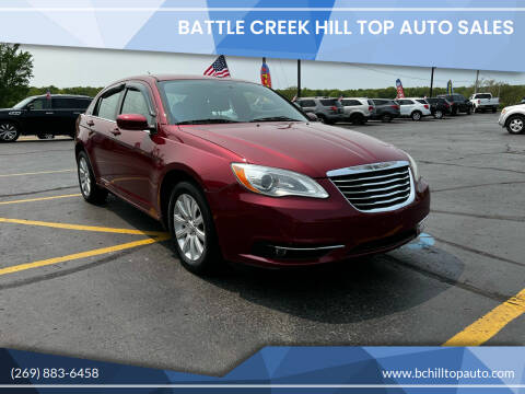 2012 Chrysler 200 for sale at Battle Creek Hill Top Auto Sales in Battle Creek MI