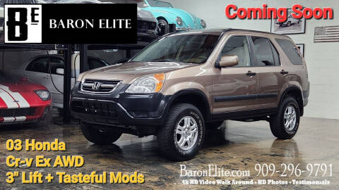 2003 Honda CR-V for sale at Baron Elite in Upland CA