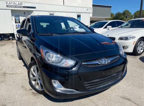 2013 Hyundai Accent for sale at KAYALAR MOTORS in Houston TX