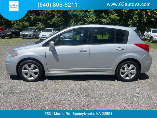 2011 Nissan Versa for sale at 63 Auto Inc in Spotsylvania, VA