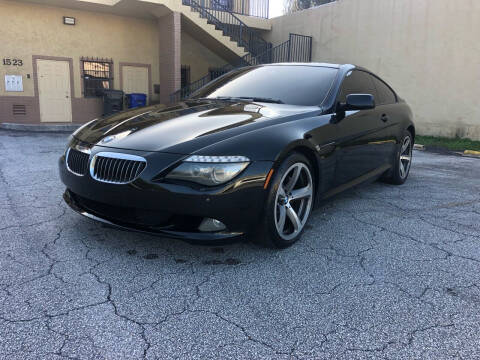 2009 BMW 6 Series for sale at Florida Cool Cars in Fort Lauderdale FL
