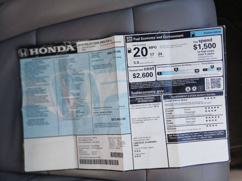 2014 Honda Pilot EX-L