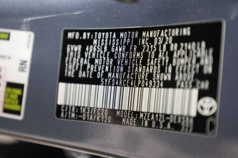 2020 Toyota Corolla SE