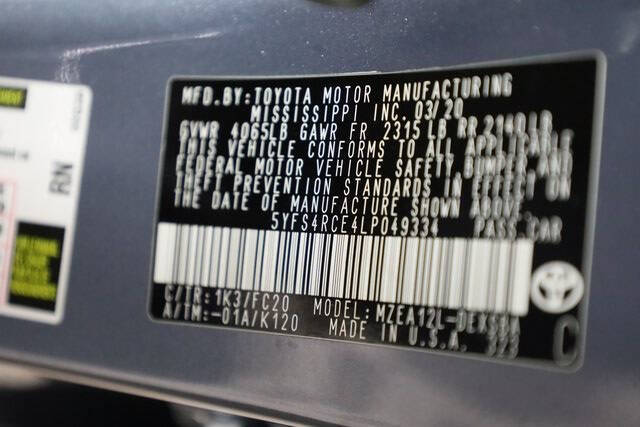 2020 Toyota Corolla SE