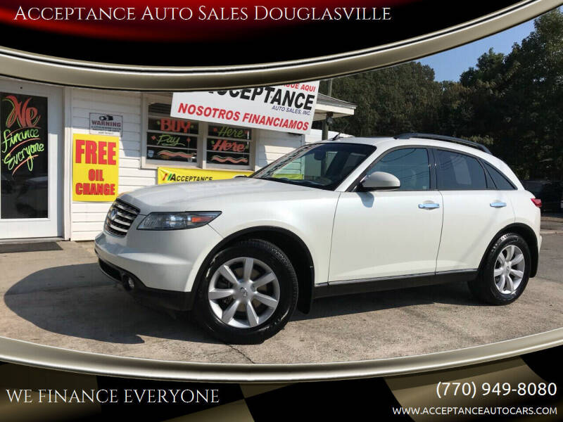 2004 Infiniti FX35 for sale at Acceptance Auto Sales Douglasville in Douglasville GA