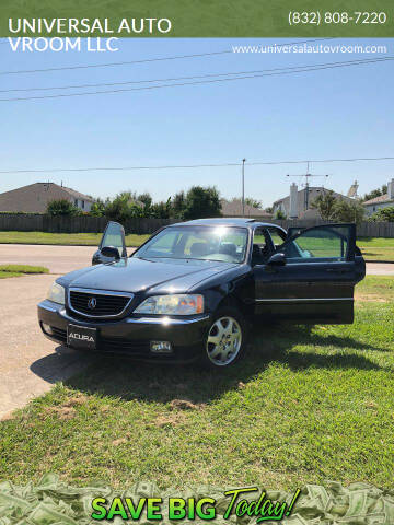 2002 Acura RL for sale at UNIVERSAL AUTO CHOICE in Houston TX