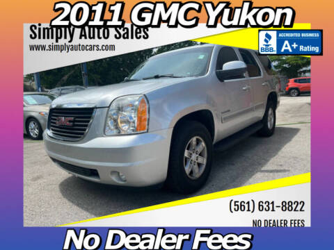 2011 GMC Yukon for sale at Simply Auto Sales in Palm Beach Gardens FL