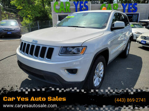 2015 Jeep Grand Cherokee for sale at Car Yes Auto Sales in Baltimore MD
