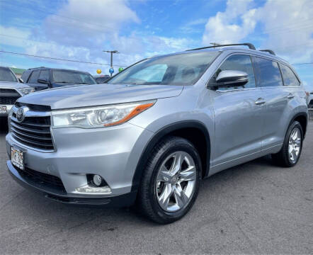 2015 Toyota Highlander for sale at PONO'S USED CARS in Hilo HI