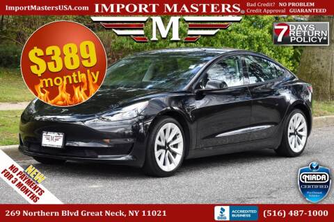 2022 Tesla Model 3 for sale at Import Masters in Great Neck NY