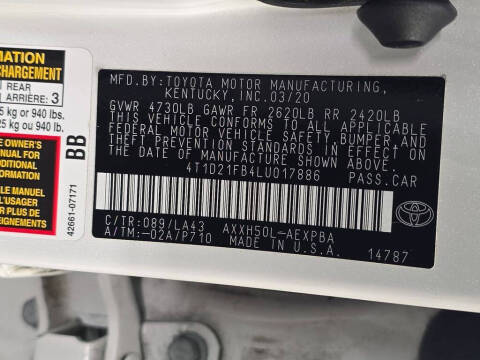 2020 Toyota Avalon Hybrid Limited