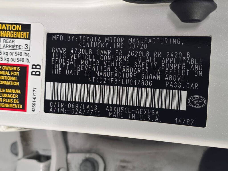 2020 Toyota Avalon Hybrid Limited