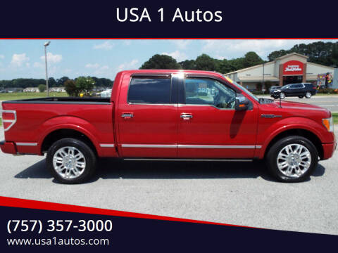 2010 Ford F-150 for sale at USA 1 Autos in Smithfield VA