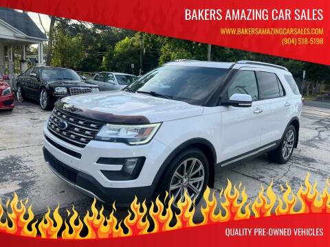 2016 Ford Explorer for sale at Bakers Amazing Car Sales in Jacksonville FL