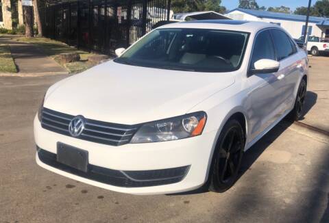 2013 Volkswagen Passat for sale at NEWSED AUTO INC in Houston TX