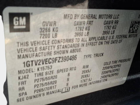 2015 GMC Sierra 1500 SLT