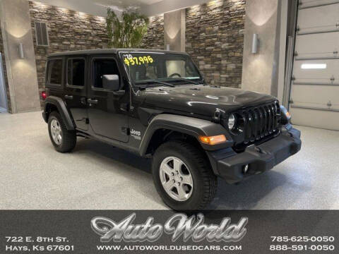 2020 Jeep Wrangler Unlimited for sale at Auto World Used Cars in Hays KS
