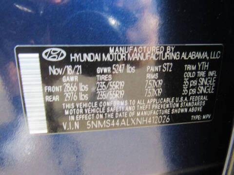 2022 Hyundai Santa Fe Limited